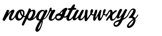 Belia Smile Regular Font LOWERCASE