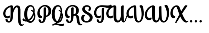 Believe Infinity Font UPPERCASE