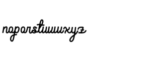 Belikary Regular Font LOWERCASE