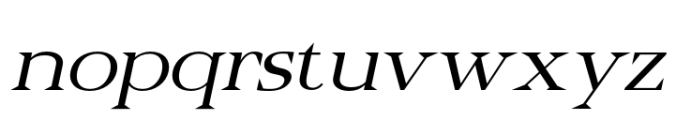 Belinzie Italic Font LOWERCASE