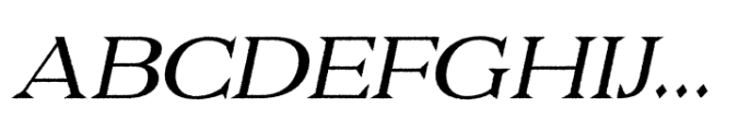 Belinzie Rough Italic Font