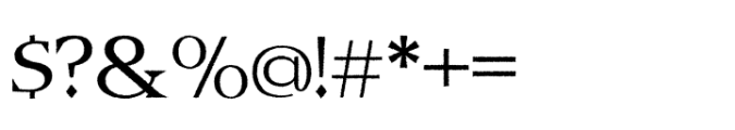 Belinzie Rough Regular Font OTHER CHARS