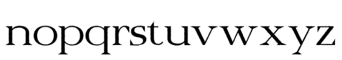Belinzie Rough Regular Font LOWERCASE
