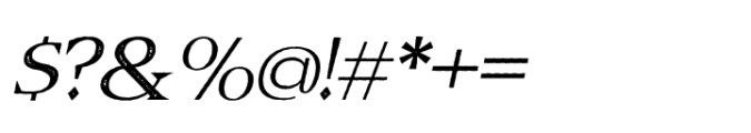Belinzie Stamp Italic Font OTHER CHARS