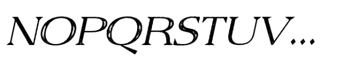 Belinzie Stamp Italic Font UPPERCASE