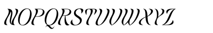 Belisda Italic Font UPPERCASE