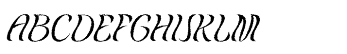Belisda Rough Italic Font