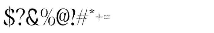 Belisda Rough Regular Font OTHER CHARS