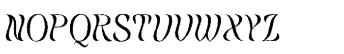 Belisda Rough Regular Font UPPERCASE