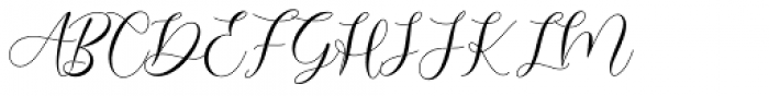 Belisha Regular Font UPPERCASE