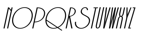 Belkon Italic Font UPPERCASE