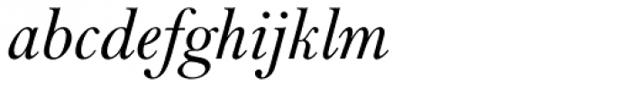 Bell Italic Font LOWERCASE