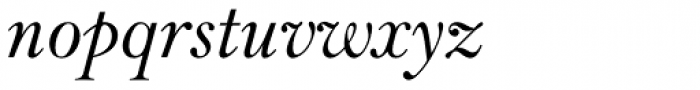 Bell Italic Font LOWERCASE