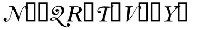 Bell MT Italic Alt Font UPPERCASE