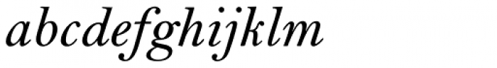 Bell Pro SemiBold Italic Font LOWERCASE