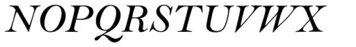 Bell Std Italic Font UPPERCASE