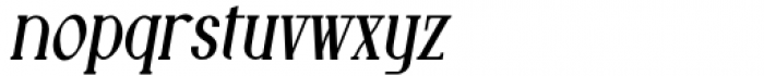 BellMore Bold Italic Font LOWERCASE