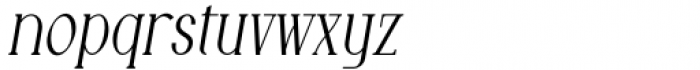BellMore Italic Font LOWERCASE