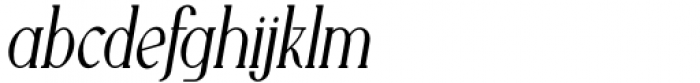 BellMore Semibold Italic Font LOWERCASE
