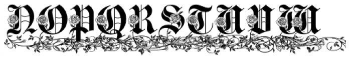 Bella Rose Reserve Font UPPERCASE