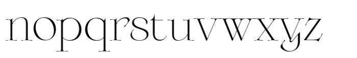 Bellabio Regular Font LOWERCASE