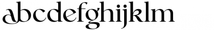 Bellagia Display Regular Font LOWERCASE
