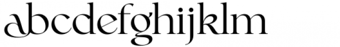 Bellagia Display Variable Font LOWERCASE
