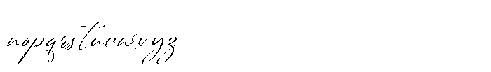 Bellanty Font LOWERCASE
