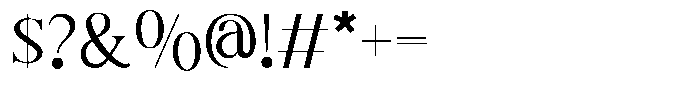 Bellarune Font OTHER CHARS