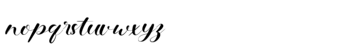 Bellasyet Font LOWERCASE