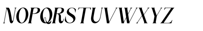 Bellavie Italic Font UPPERCASE