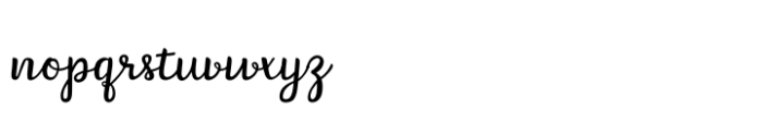 Belle Helene Script Font LOWERCASE