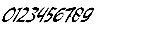 Bellford Dusktime Italic Font OTHER CHARS