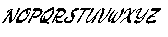 Bellford Dusktime Italic Font UPPERCASE