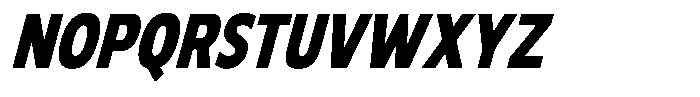 Bellforge Slanted Font UPPERCASE