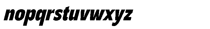 Bellforge Slanted Font LOWERCASE