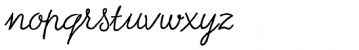 Bellfort Draw Script Font LOWERCASE