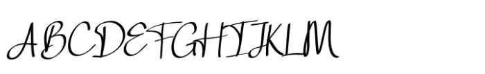 Belliana Font UPPERCASE