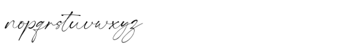 Bellidhia Font LOWERCASE