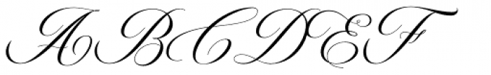 Bellisa Script Regular Font UPPERCASE