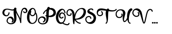 Bellissa Regular Font UPPERCASE