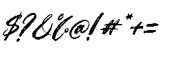 Bellustro Italic Font OTHER CHARS
