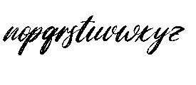 Bellustro Italic Font LOWERCASE