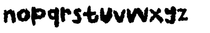 Belly Powder Paint Font LOWERCASE