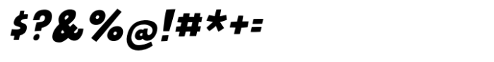 Belly Snack Italic Font OTHER CHARS