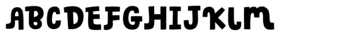 Belly Snack Regular Font UPPERCASE