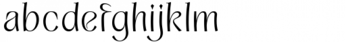 Bellyman Regular Font LOWERCASE
