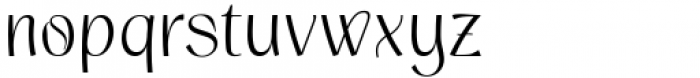 Bellyman Regular Font LOWERCASE