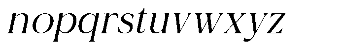 Bellyna Tuberos Italic Font LOWERCASE