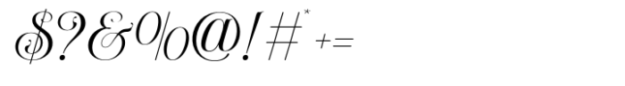 Belmantia Script Font OTHER CHARS